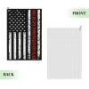 ASEDFGT Firefighter with USA Flag Golf Towel 16 x 24 Inch Golf Towels for Golf Bags Polyester Golf Towel with Carabiner Clip Men and Women Golf Accessories view 2