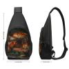 Sling Bag Delicious Roast Turkey Crossbody Bag Sling Backpack Chest Bag Casual Daypack for Travel Hiking view 2