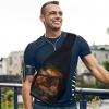 Sling Bag Delicious Roast Turkey Crossbody Bag Sling Backpack Chest Bag Casual Daypack for Travel Hiking view 3
