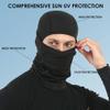 Blue Balaclava Ski Mask for Men Full Face Mask Shiesty Ski Mask Men Women Motorcycle Summer Face Cover Sun UV Protection Football view 3