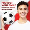 Braces Mouth Guard for Braces for Sports - Premium Silicone Upper & Lower Teeth Protection - Football, Lacrosse, Hockey, Baseball - Fit for Youth and Teens view 3
