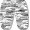 Cromoncent Girls Cargo Pants Elastic Waist Lightweight Outdoor Jogger Pants, Gray White Camo 9-10 Years