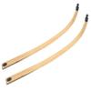 ZSHJGJR 60 Black Hunter Original Recurve Bow for Adults American Hunting Longbow Archery Bow 20-60lbs Right Handed for Archery Hunting Shooting Practice (Wood Grain Bow Limbs Only, 20lbs) view 1