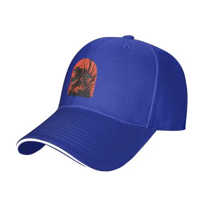 Angry Werewolf Baseball Cap Women Men Hat Adjustable Truck Driver Baseball Caps Sun Hat Blue