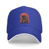Angry Werewolf Baseball Cap Women Men Hat Adjustable Truck Driver Baseball Caps Sun Hat Blue view 2