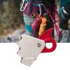 Leapiture Rope Grab Ascender Rock Climbing Rope Grab Fall Rope Grab Device Rope Riser Adjuster Tool Aluminium Alloy Rock Accessory Rope Grab for 12 to 13mm Rope view 2