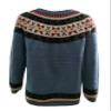 Cropped Ugly Sweaters for Women Vintage Print Crewneck Long Sleeve Knit Sweater Fall Fair Isle Sweater Pullover Boho Tops Winter 2024 view 4