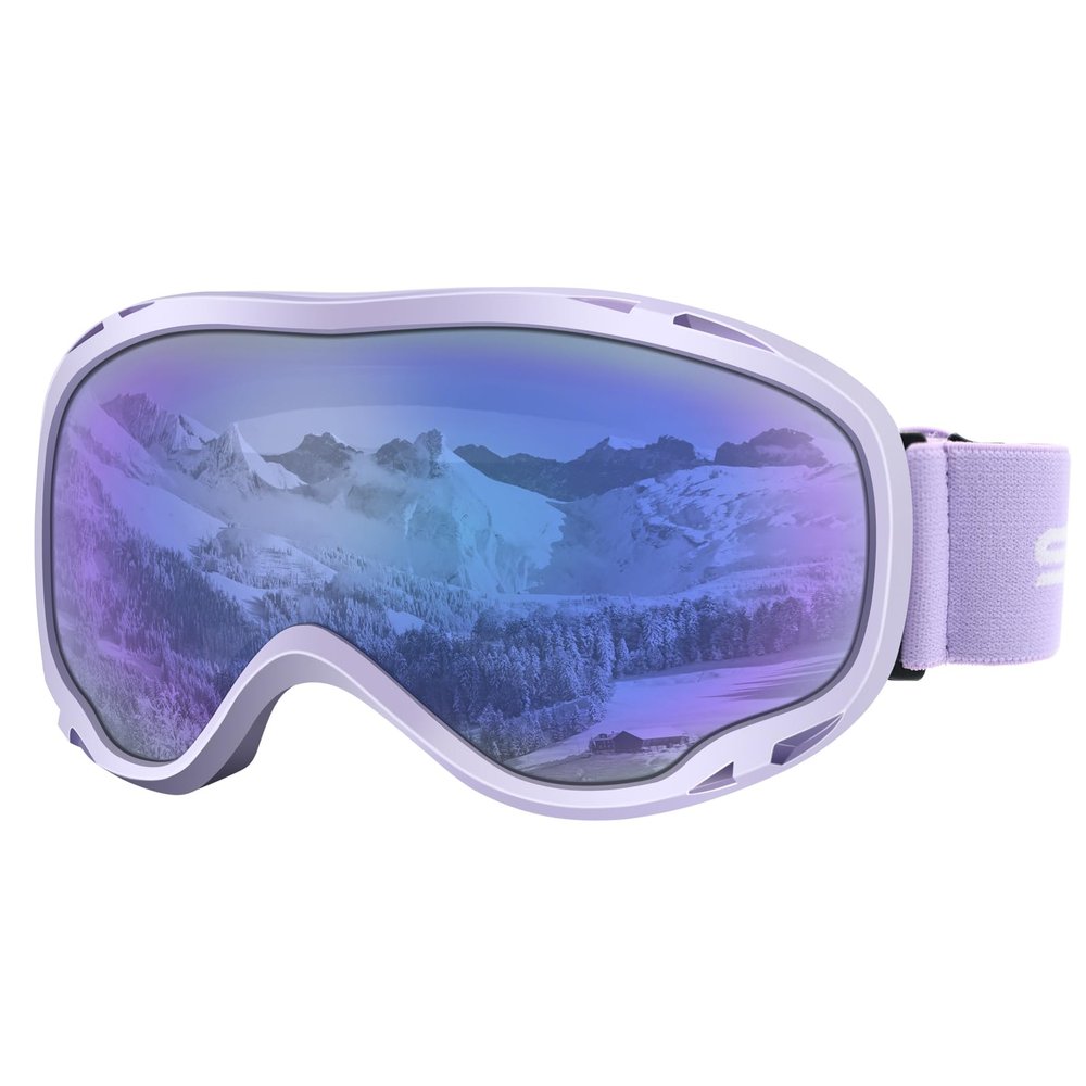 HUBO SPORTS Ski Goggles Over Glasses-Ski Snowboard Snowmobile Goggles for Men Women Adult, Anti Fog 100% UV Protection