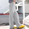 Low Rise Sweatpants Women Baggy Wide Leg Sweatpants Women Baggy Low Rise Sweatpants Interior Drawstring Athletic Joggers Cotton Yoga Pants with Pockets Soft Lounge Pants Fall Sweat Pants Track Pants view 4