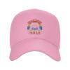 Hold My Drink I Got Pet This Cat Hat Classic Dad Trucker Hats Funny Baseball Caps Golf Unisex Pink view 1
