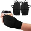 1 Pair Weighted Gloves for Tremors,Hand Weights for Fine Motor Skills,Aids to Provide Hand Stability and Improve Hand Dexterity,Writing Weights & Hand strengthening Tool(Black) view 1