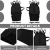 1 Pair Weighted Gloves for Tremors,Hand Weights for Fine Motor Skills,Aids to Provide Hand Stability and Improve Hand Dexterity,Writing Weights & Hand strengthening Tool(Black) view 3