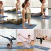 Avoalre Travel Yoga Mat Foldable | 6mm Thick Large Pilates Mat Print | Non-Slip High Density Floor Exercise Mats for Home Workout | Eco-Friendly Folding Fitness Mat for Women Men with Carrying Bag view 3