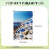 YQxwJL Santorini Greek Island sea View Print Funny Golf Towel,Premium Towel,Microfiber Waffle Pattern Towels,Golf Gift for Men view 4
