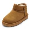 Balabala Water Resistant Girls Snow Boots Winter Boots Kids Snow Boots Boys Snow Boots Classic Suede Warm Hiking Boots
