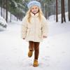 Balabala Water Resistant Girls Snow Boots Winter Boots Kids Snow Boots Boys Snow Boots Classic Suede Warm Hiking Boots view 2
