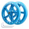 WHEELGOO 8-inch Scooter PU Replacement Wheels 200mm for Razor A5 Kick Scooter, Pack of 2 (Blue) view 1