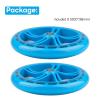 WHEELGOO 8-inch Scooter PU Replacement Wheels 200mm for Razor A5 Kick Scooter, Pack of 2 (Blue) view 3