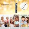 AIWENXI Fu Wen Tiao Cremation Jewelry for Ashes Vertical Bar Ashes Necklaces for Men Women Stainless Steel Keepsakes Memorial Human Pet Ashes Pendant Jewelry view 4