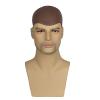 2PCS Wig Brown Caps Stretchy Nylon Skin Tone Wig Application Dark Brown Bald Cap,Latex Bald Cap Brown Skin with Hairnet for Women and Men view 4