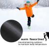 MEILONGER Boys Girls Softshell Hiking Pants Fleece Lined Skiing Snow pants Kids Outdoor Trousers(23003Black,10-12) view 3