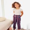 Arshiner Girls Pajama Pants Kids Plaid Pj Pants Comfy Lounge Sleepwear Bottoms with Pockets Red White Plaid 9-10 Years view 3