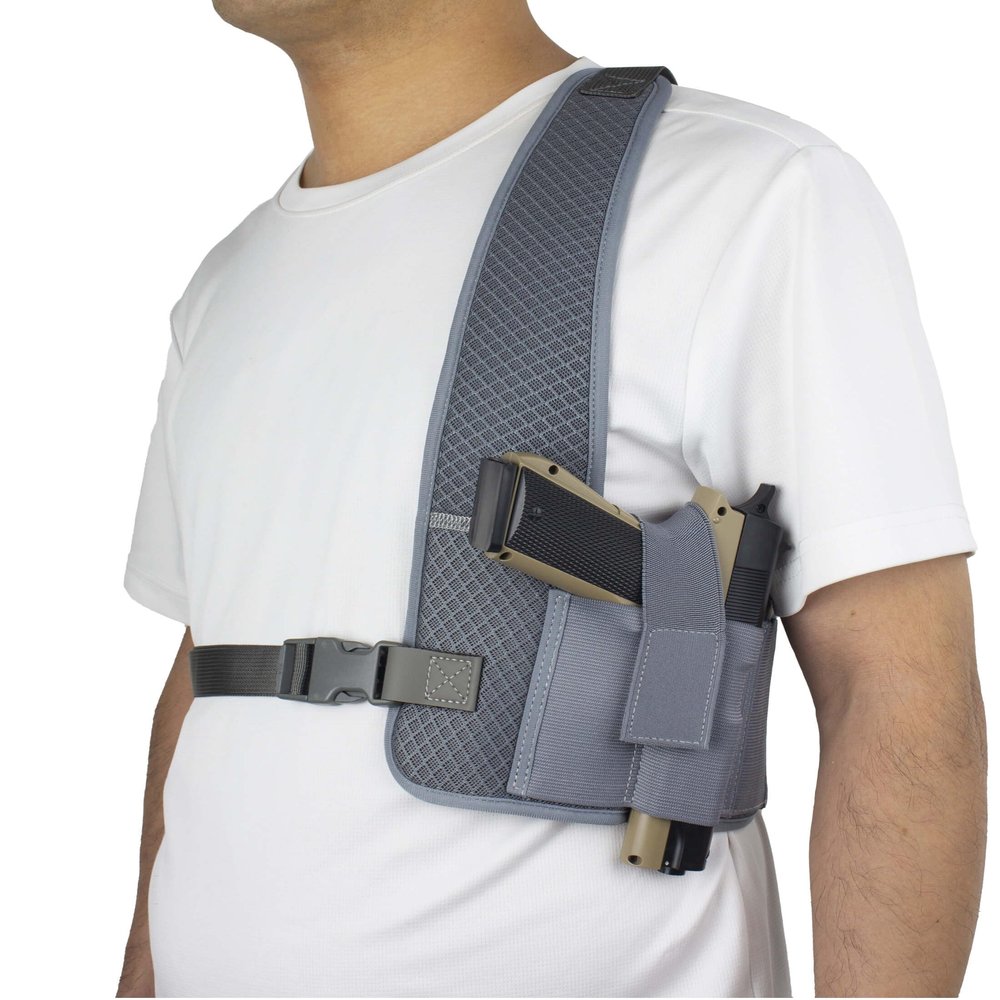HOGIKUO Shoulder Holsters for Concealed Carry,Universal Gun Holster for Men,Chest Holster fits Ruger,Bersa,Glock,Sig Sauer,Smith and Wesson,Taurus Judge,Walther and More
