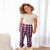 Arshiner Girls Pajama Pants Kids Plaid Pj Pants Comfy Lounge Sleepwear Bottoms with Pockets Red White Plaid 7-8 Years view 4