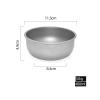 IGRIXLSD Pure Titanium Bowl 400ML Outdoor Camping Portable Single Layer Salad Bowl Household Tableware view 2