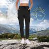 AGVNG Women Hiking Pants Waterproof Quick Dry Cargo Pants Joggers with Pockets Elastic Waist Drawstring UPF 50+ Lightweight Work Casual Travel Workout Black M view 3