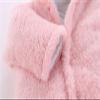 Baby Girls' Footed Jumpsuit Fluffy Fleece Hooded Romper Newborn Bear Snowsuit One-Piece Baby Boys' (Pink, 9-12 Months) view 4