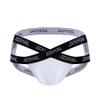 JOCKMAIL Jock Straps for Men Comfort Men's Jockstrap with Hollow Out Design Sexy Jockstrap for Bold Occasions (US, Alpha, Medium, Regular, Regular, White) view 2