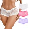 Avidlove Sexy Panties for Women Lace Boyshort Underwear High Waist Cheeky Panties Pack of 3 view 1