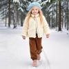 Balabala Water Resistant Girls Snow Boots Winter Boots Kids Snow Boots Boys Snow Boots Classic Suede Warm Hiking Boots view 2