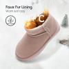 Balabala Water Resistant Girls Snow Boots Winter Boots Kids Snow Boots Boys Snow Boots Classic Suede Warm Hiking Boots view 3