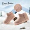 Balabala Water Resistant Girls Snow Boots Winter Boots Kids Snow Boots Boys Snow Boots Classic Suede Warm Hiking Boots view 4