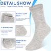 ZERULETS 20 Pairs Toddler Kids Crew Socks - Boys Girls Athletic Mid Calf Cut for School, 1-13 YearsBlack, White, Gray, 2-4 Years view 4