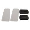 Vertical Boxing Glove Display Stand, 2PCS Acrylic Boxing Glove Holder Contertop Boxing Gloves Display Rack Holder Baseball Glove Display Stand for Home Decor (Black) view 1