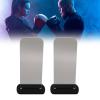 Vertical Boxing Glove Display Stand, 2PCS Acrylic Boxing Glove Holder Contertop Boxing Gloves Display Rack Holder Baseball Glove Display Stand for Home Decor (Black) view 3