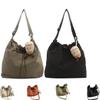 INXKED 2PCS Ultra-Light Casual Large Capacity Messenger Bag with Pendant, Multiple Pockets Adjustable Messenger Bag for Women (01,M) view 1