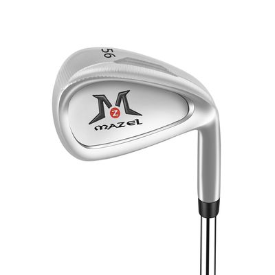 MAZEL Men Golf Wedges 48/50/52/54/56/58/60 Degree Right Hand Gap Wedge Sand Wedge Lob Wedge- Individual Golf Club Wedge Milled Face for Max Spin (Silver, 56 Degree)