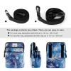 KAMO Multifunction Phone Waist Bag - One Shoulder Diagonal Cross Bag, Smart Case, Outdoor Triple Zip Hipster Crossbody Purse for Women & Men view 2