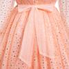 Baby Girl Wedding Flower Girl Dress Long Sleeve Glitters Ruffle Tulle Tutu Dress Birthday Dress Orange 5-6 Years view 2