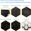 bouti1583 Elbow Pads, Basketball Shooter Sleeves, Collision Avoidance Hex Padded Elbow for Volleyball Football Baseball Cycling (White Small) view 3
