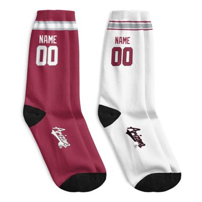 ANTKING Arizona Socks for Men Women Youth Gifts Custom Personalized Name and Number Socks