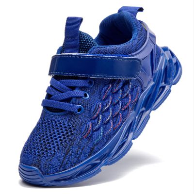 DADAWEN Toddler/Little Kid Sneakers for Boys Girls Lightweight Breathable Sports Athletic Running Tennis Shoes Blue US Size 12 M Little Kid