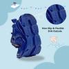 DADAWEN Toddler/Little Kid Sneakers for Boys Girls Lightweight Breathable Sports Athletic Running Tennis Shoes Blue US Size 12 M Little Kid view 4