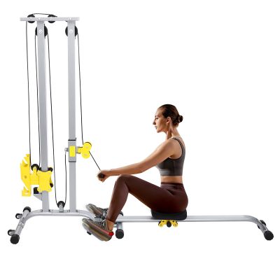 Multi-Function Power Rack, 220.46LBS Capacity Power Rack,Adjustable Heavy Duty Strength Training Fitness Equipment, for Garage & Home Gym, Black