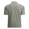 Alex Vando Mens Stain Resistant Polo Shirt Short Sleeve Soild Stretch Performance Work Polo Shirts for Men,Grey,S view 2