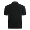 Alex Vando Mens Stain Resistant Polo Shirt Short Sleeve Soild Stretch Performance Work Polo Shirts for Men,Black,S view 2